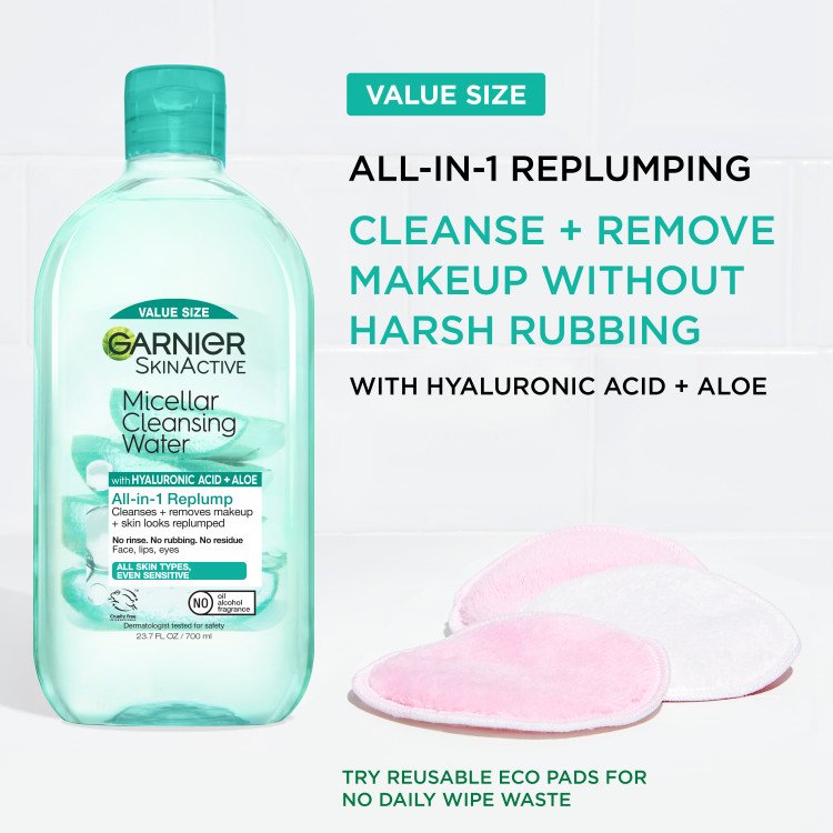 Value size – cleanse and remove makeup without harsh rubbing